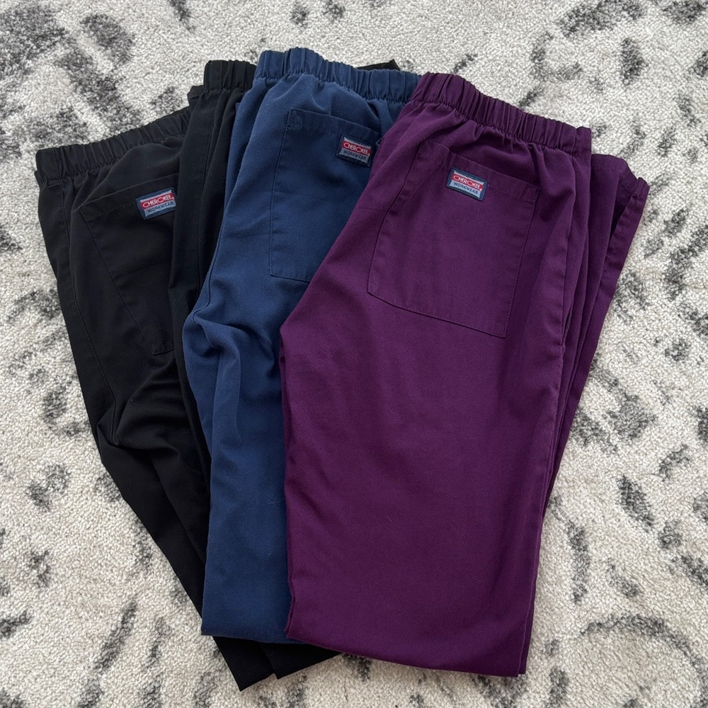 Stylish Women's Joggers Set - Purple, Blue, and Black